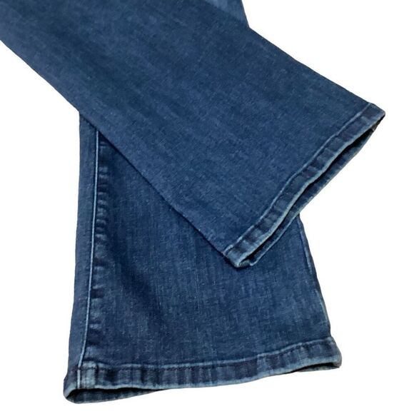 Vintage Simply Vera Verawang Stretchy Dark Blue Bootcut Jeans Size 4 Petite - Picture 4 of 10
